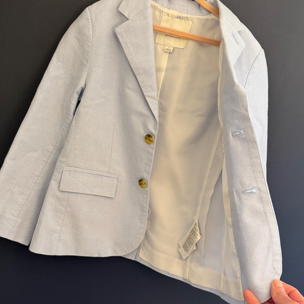 Janie and Jack Boys Light Blue Blazer & Pants Set Size 7 Spring Suit. Like New! - Picture 11 of 14